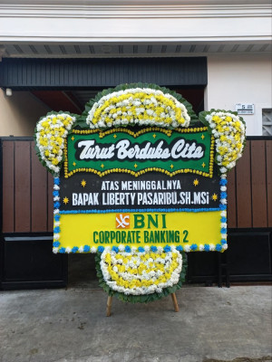 Papan Bunga Duka di Cinanggerang