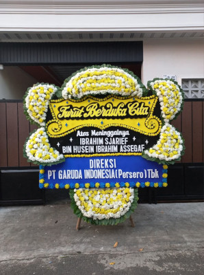 Papan Bunga Duka di Cinanggerang