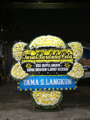 Papan Bunga Duka di Cinanggerang