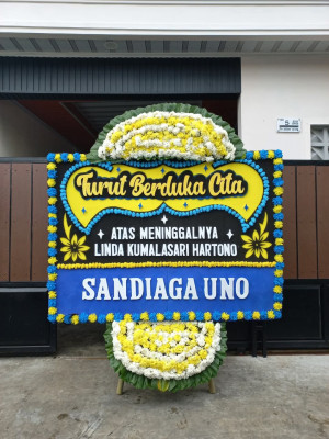 Papan Bunga Duka di Cinanggerang