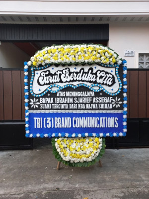 Papan Bunga Duka di Cinanggerang